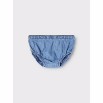 NAME IT Denim Kjole & Bloomers Sæt Medium Blue